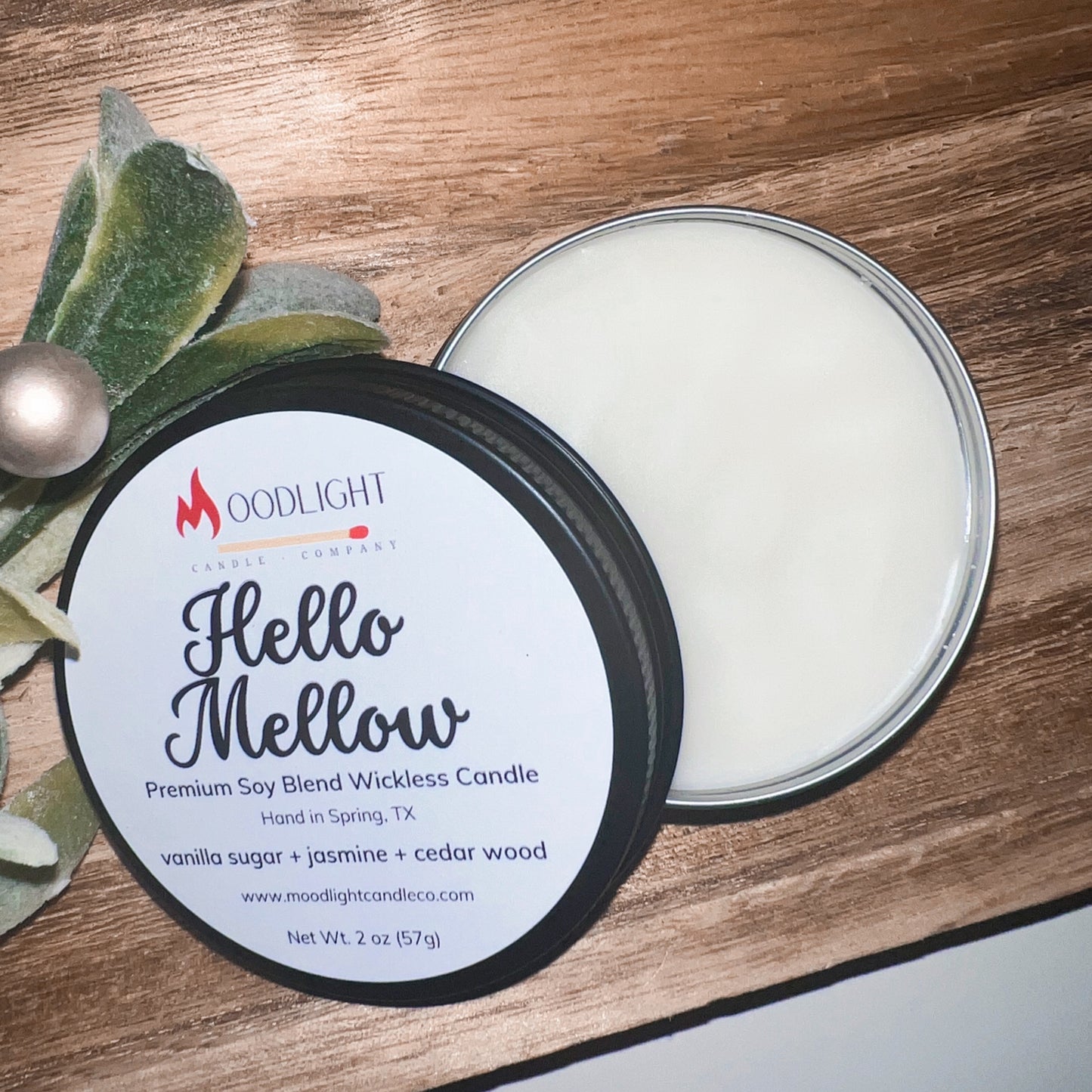 Hello Mellow Wickless Mini Candle
