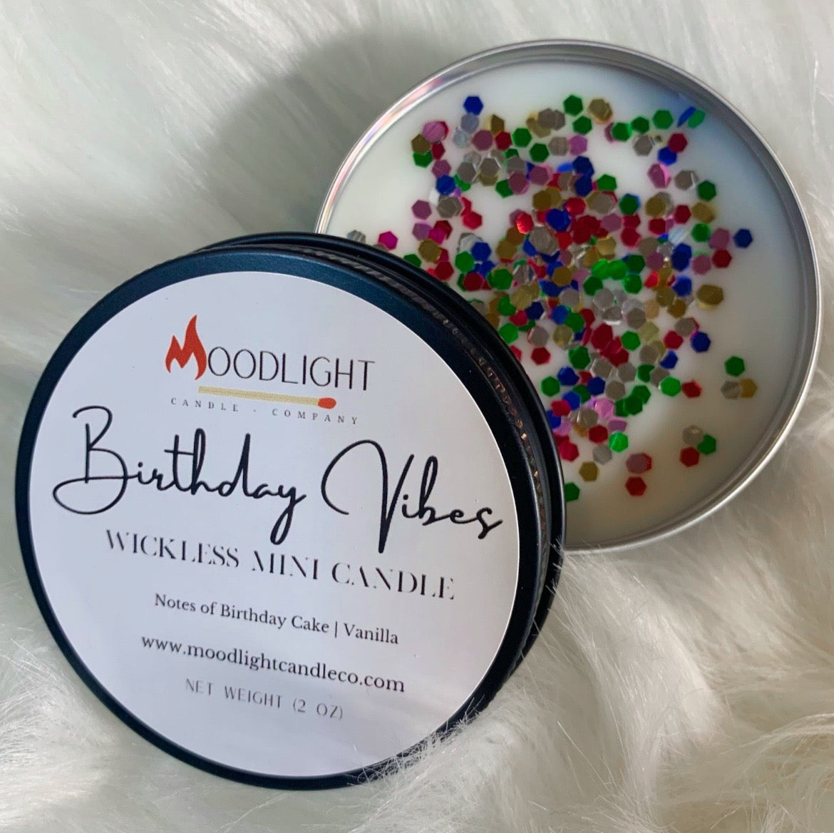 Birthday Vibes Signature Tin Candle