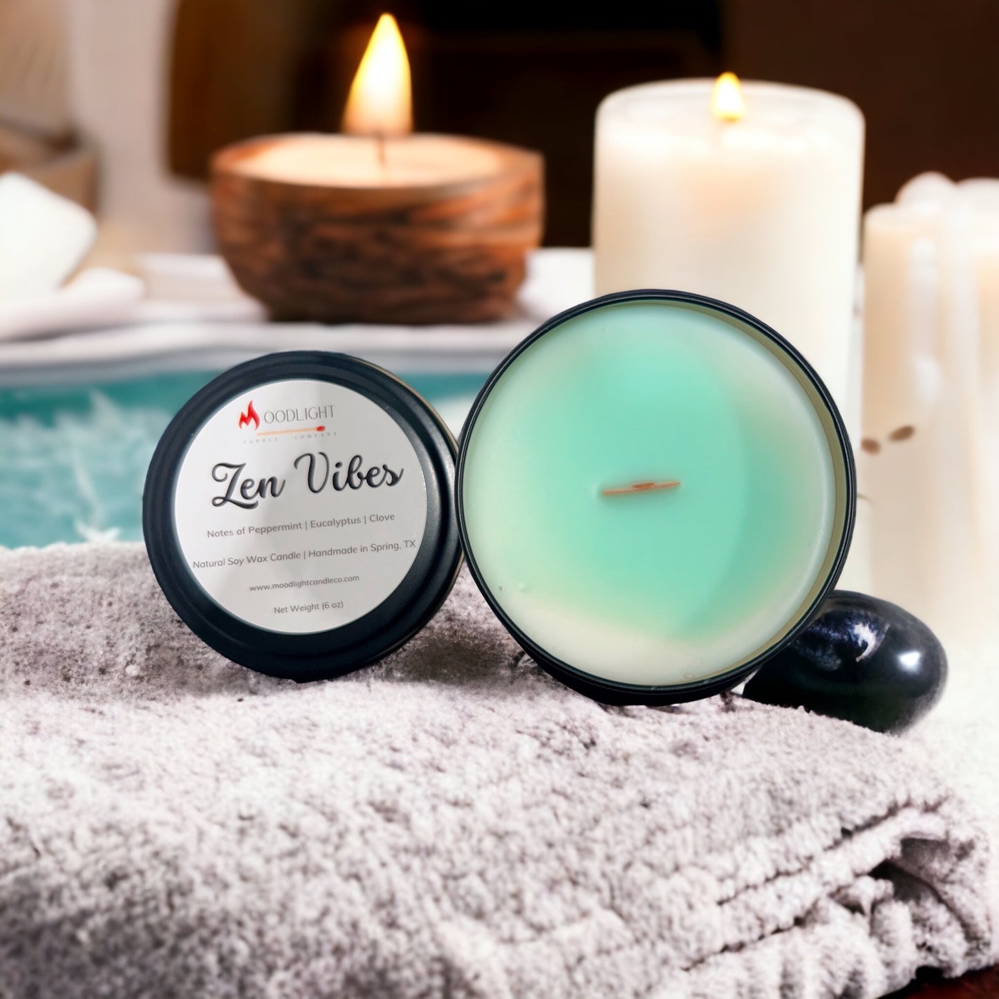 Zen Vibes Signature Tin Candle