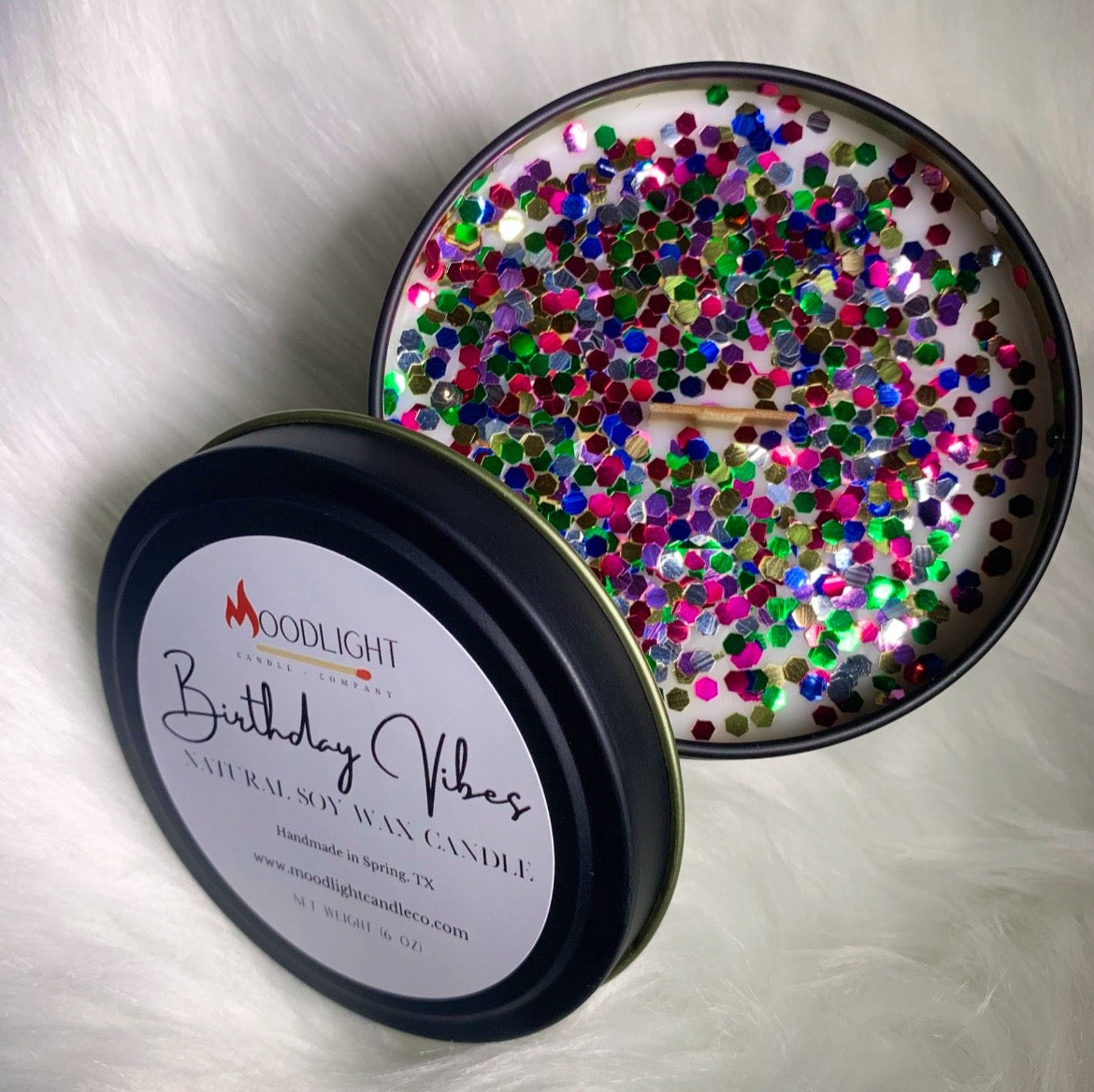 Birthday Vibes Signature Tin Candle