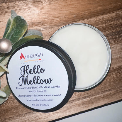 Hello Mellow Wickless Mini Candle